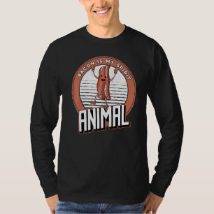 Pork Bacon Pig Bacon Is My Spirit Animal T-Shirt