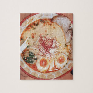 Pork Egg Ramen Noodles Japan Jigsaw Puzzle