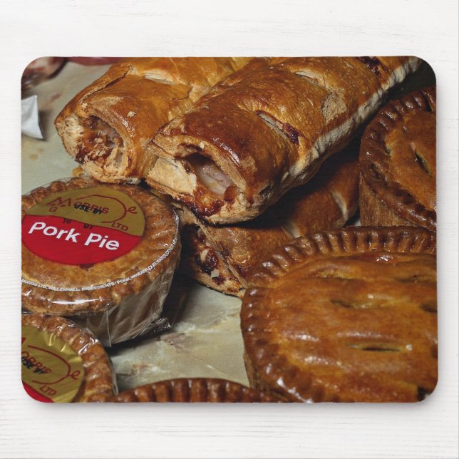Pork pies and sausage rolls mouse pad (Front)