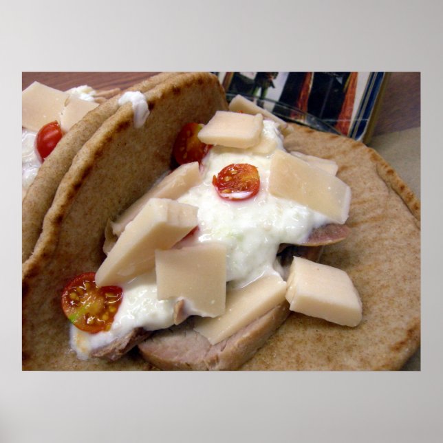 Pork pita sandwich poster (Front)