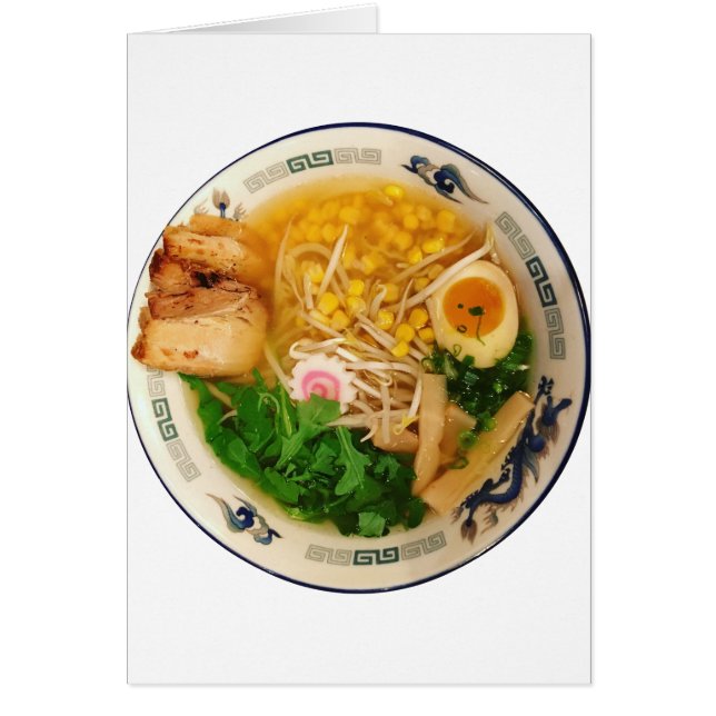 Pork Ramen Noodle Soup (Front)