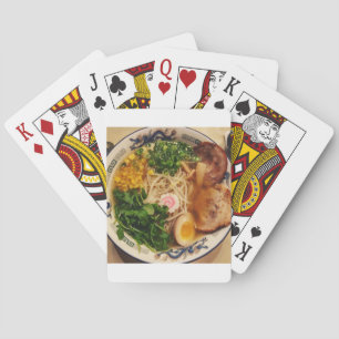 Pork Ramen Noodles Playing Cards