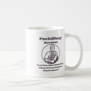 Pork Shop Butcher Sticker Coffee Mug