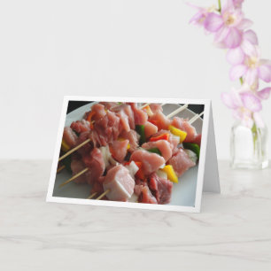 Pork Skewers Card