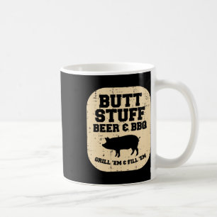 Pork Stuff Bbq Grill Em Byrbecue Pig Meat Grilling Coffee Mug