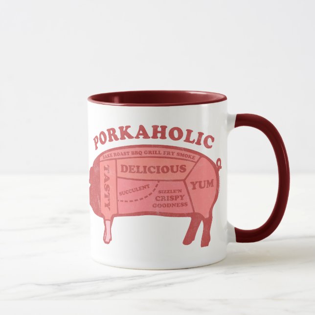 Porkaholic Mug (Right)