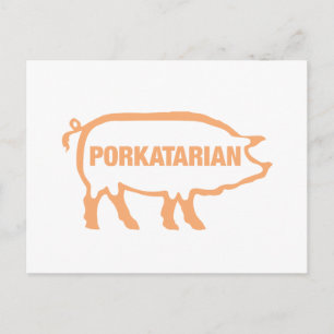 porkatarian postcard