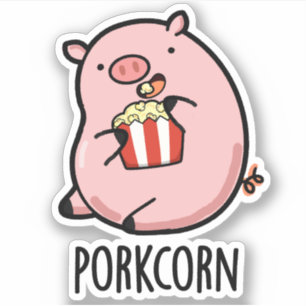 Porkcorn Funny Popcorn Pun 