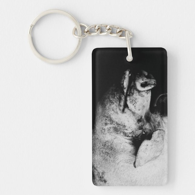 porker portrait key ring (Front)