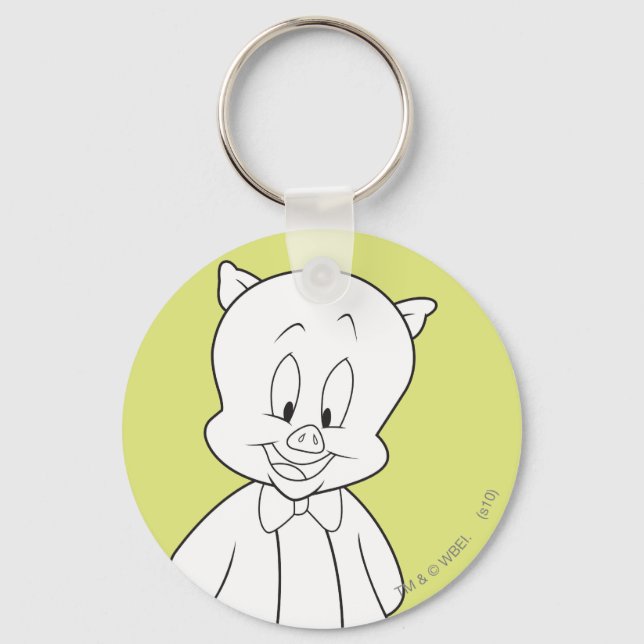 Porky Hello Friend Key Ring (Front)