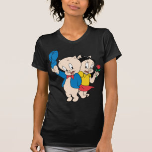 Porky Pig and Petunia T-Shirt