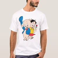 Porky Pig and Petunia
