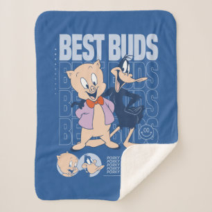 Porky Pig & DAFFY DUCK™ Best Buds Sherpa Blanket