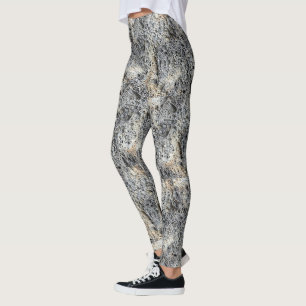 Porous Stone Tilled Pattern Leggings