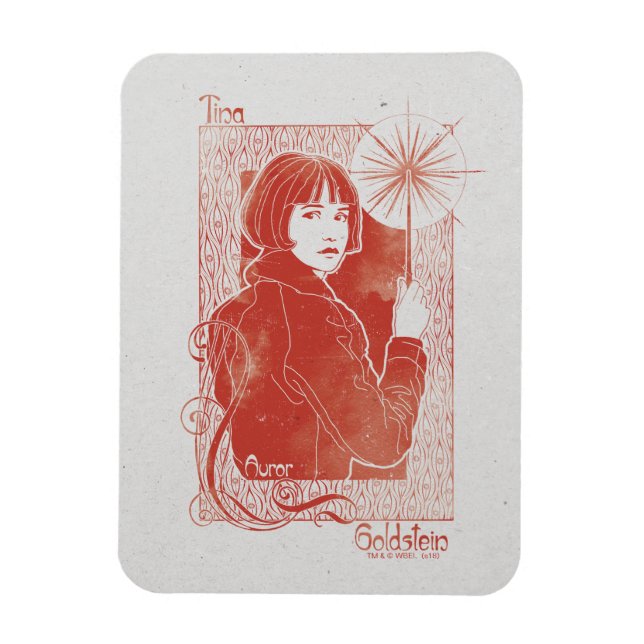 PORPENTINA GOLDSTEIN™ Illustration Magnet (Vertical)