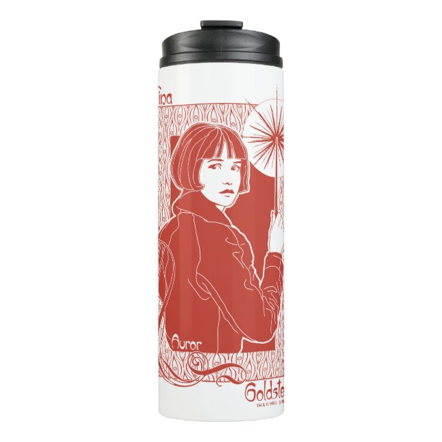 PORPENTINA GOLDSTEIN™ Illustration Thermal Tumbler (Front)
