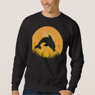 Porpoise Easy Halloween Outfit Fish Marine Moon Co Sweatshirt