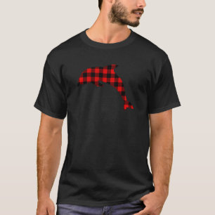 Porpoise Red Buffalo Plaid Fish Matching Family Pj T-Shirt