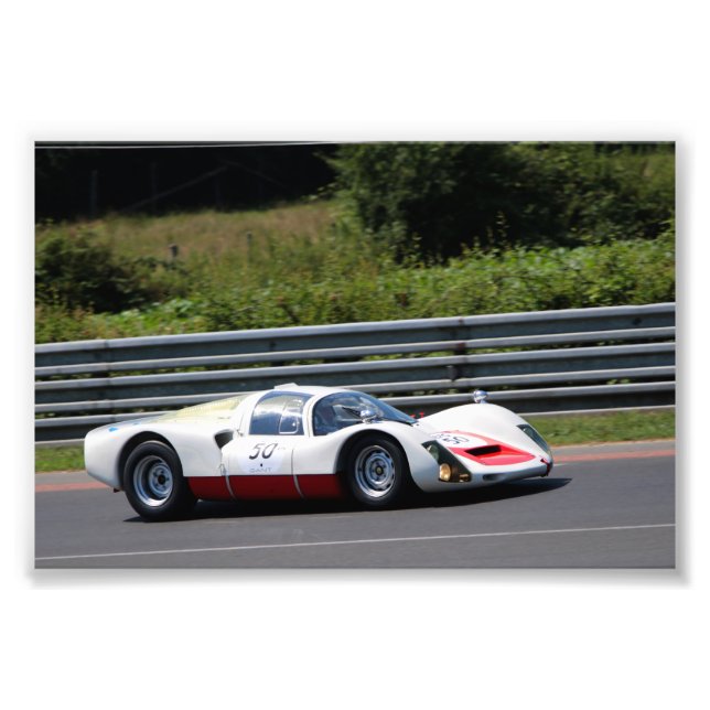 Porsche 906 Carrera 6 Le Mans Classic 2018 Photo Print (Front)