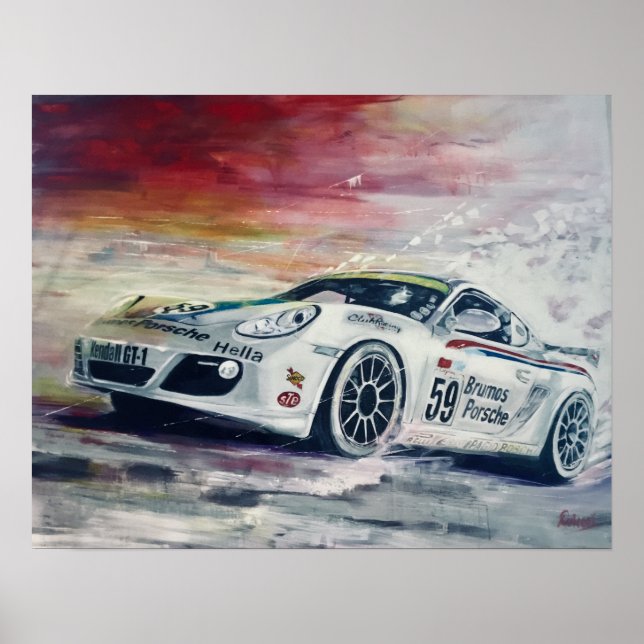 Porsche, art poster (Front)