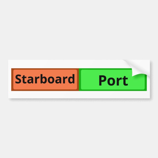 Port and Starboard Sticker (Front)