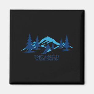 Port angeles washington ski resort skiing skier magnet