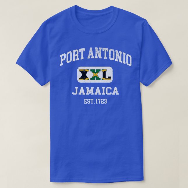 Port Antonio Jamaica XXL Athletic design 1 T-Shirt (Design Front)