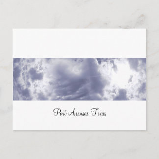Port Aransas (Panoramic) Clouds Postcard