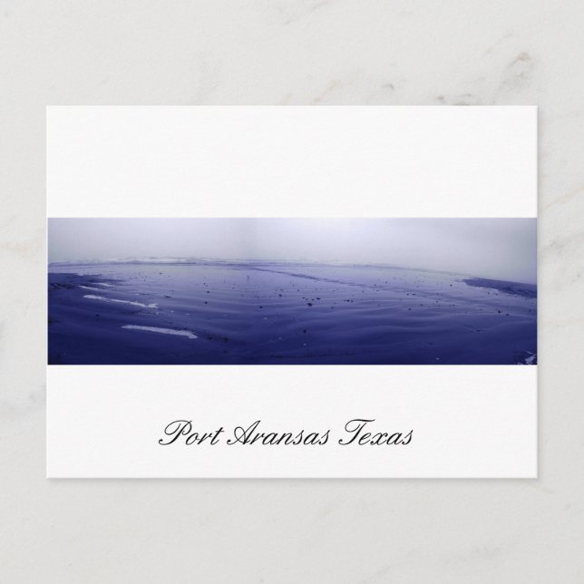 Port Aransas (Panoramic) Fog Postcard (Front)