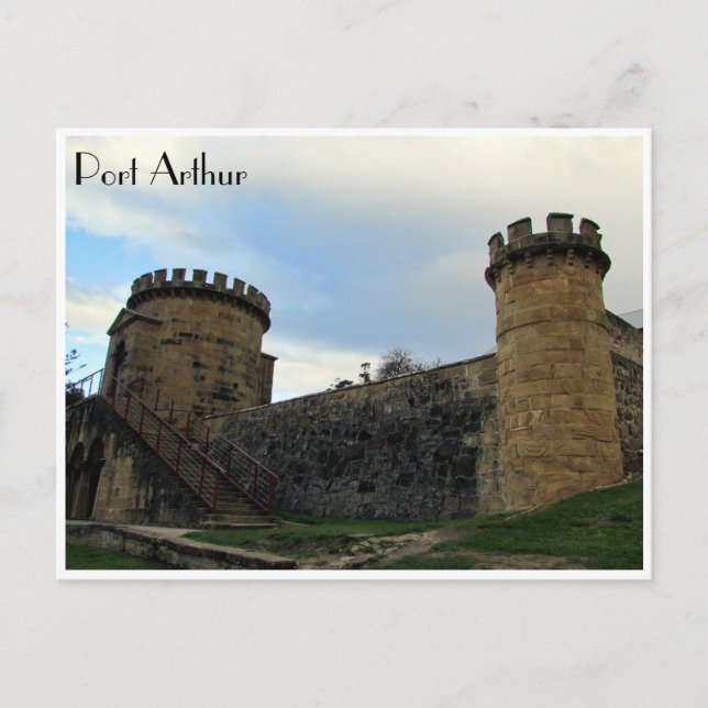 port arthur guard towers postcard (Front)