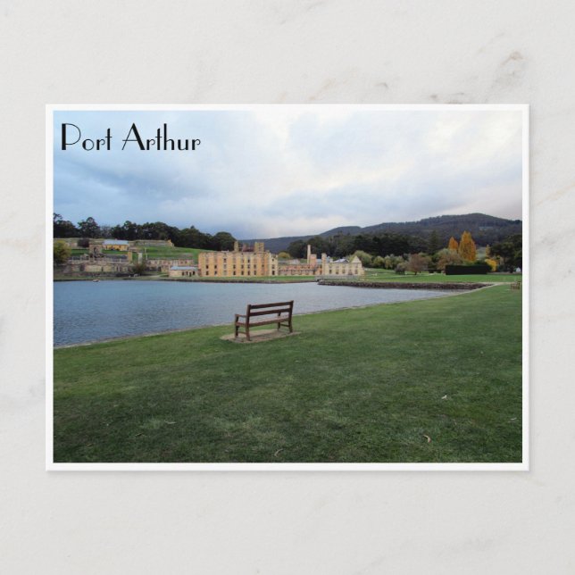 port arthur lone seat postcard (Front)