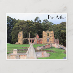 port arthur ruins postcard