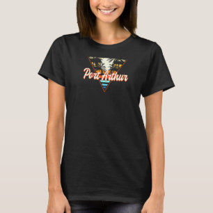 Port Arthur Texas Beach Tx Beach Bum Port Arthuria T-Shirt