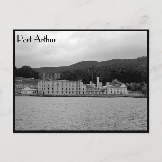 port arthur waters grey postcard (Front)