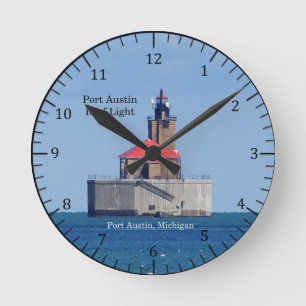 Port Austin Reef Light clock