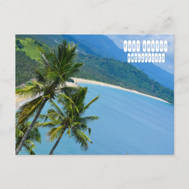 Port Barton in Philippines Postcard (Front)