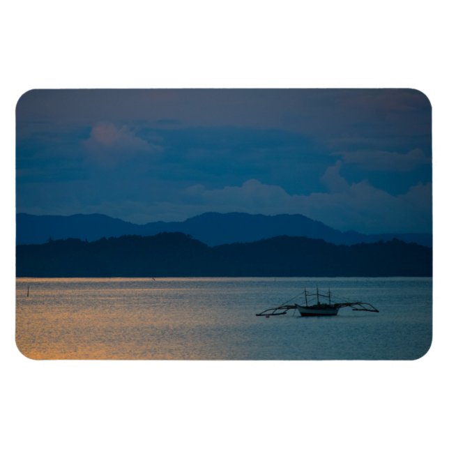 Port Barton of Palawan Philippines Magnet (Horizontal)