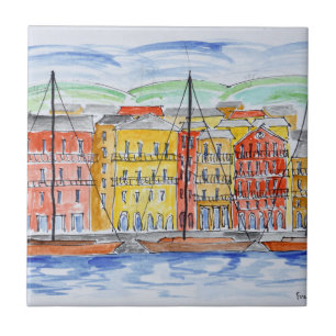 Port, Bastia   Corsica, France Ceramic Tile