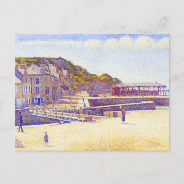Port by Georges Seurat Postcard (Front)