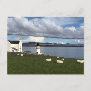 Port Charlotte Lighthouse, Isle of Islay, Scotland Postcard