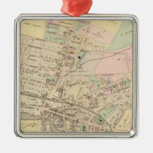 Port Chester, New York 2 Metal Ornament