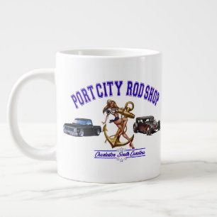 Port City Rod Shop Large Coffee Mug