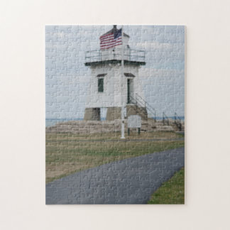 Port Clinton Lighthouse created into a  Jigsaw Puzzle