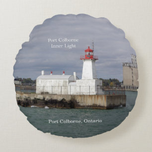 Port Colborne Inner Light round pillow