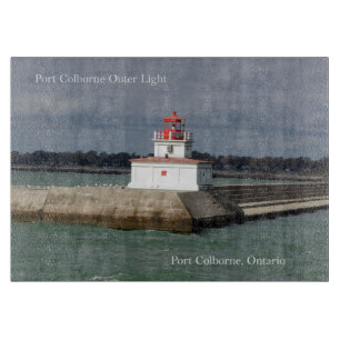 Port Colborne Outer Light cutting board
