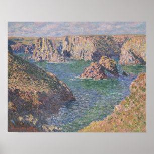 Port-Domois, Belle-Isle (1887) by Claude Monet Poster