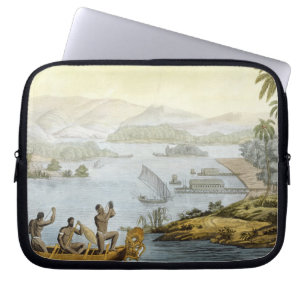Port Dury, plate 75 from 'Le Costume Ancien et Mod Laptop Sleeve