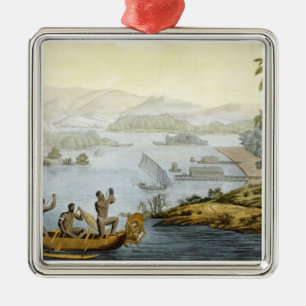 Port Dury, plate 75 from 'Le Costume Ancien et Mod Metal Tree Decoration