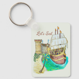 Port Galleon Key Ring