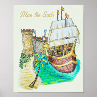 Port Galleon Poster